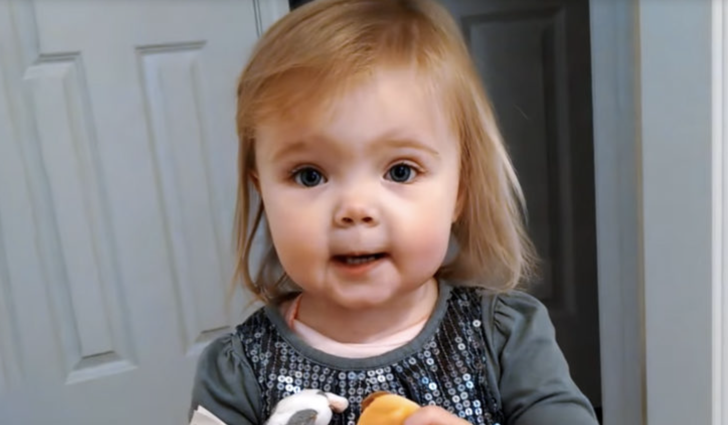 With a classic nursery rhyme, a cute 2-year-old breaks the internet ...